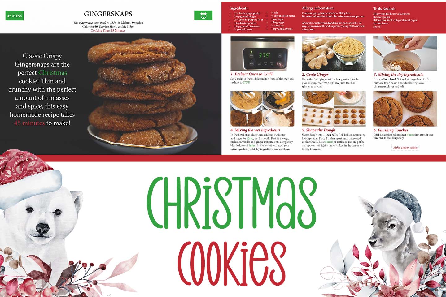 Gingersnaps Recepie
